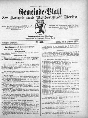 1899,30: No. 30, 1. Oktober 1899