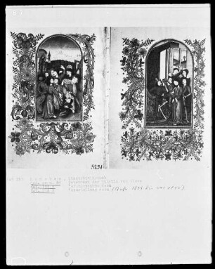 Gebetbuch der Prinzessin Sibylla von Kleve — Verurteilung Jesu, Folio 214verso