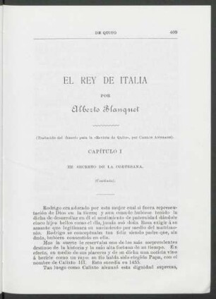 El Rey de Italia - [Continuación]