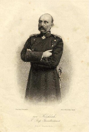 Bildnis von Hugo Ewald Graf von Kirchbach (1809-1877)