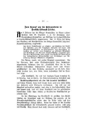 Zum Kampf um die Bodenreform in Deutsch-Südwest-Afrika