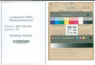 Entnazifizierung Heinrich Roessing , geb. 24.02.1884 (Arzt)