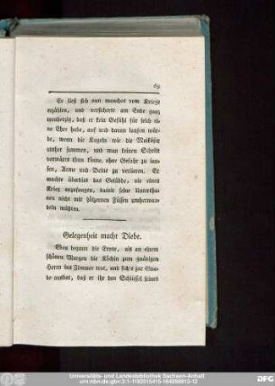 Gelegenheit macht Diebe.