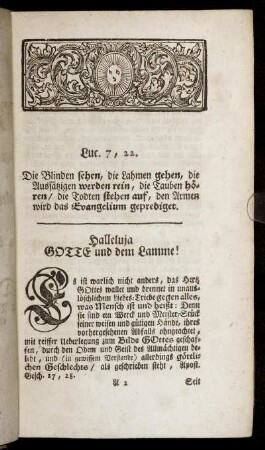 [Vorrede.] - Anweisung [zu fruchtbarem Lesen bey dieser verbesserten Edition.]