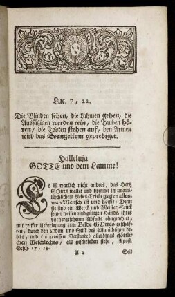 [Vorrede.] - Anweisung [zu fruchtbarem Lesen bey dieser verbesserten Edition.]