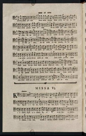 26-31, Missa VI.