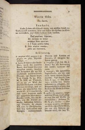 7-9, Vierte Ode