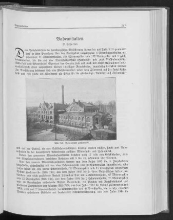 Badeanstalten.