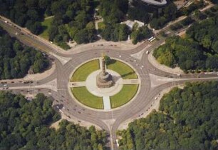 Siegessäule : Großer Stern mit Siegessäule