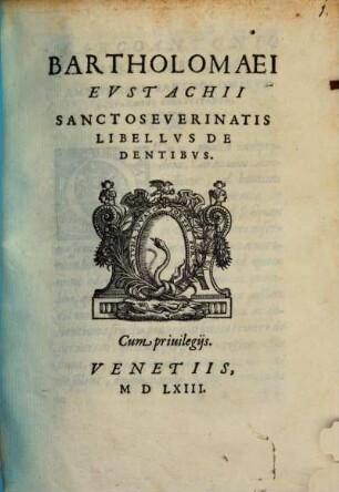 Libellus de dentibus
