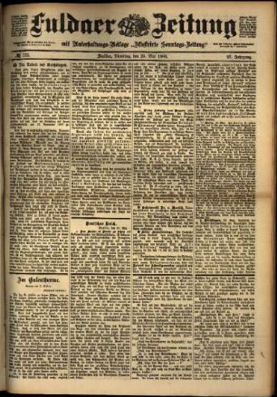 Ausgabe vom Dienstag, den 29. Mai 1900.