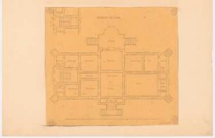 Herrenhaus auf Hof Zachow, Groß Nemerow: Grundriss EG