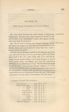 Chapter III. The island of Lombok and Allas strait