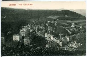 Karlsbad. Blick auf Westend