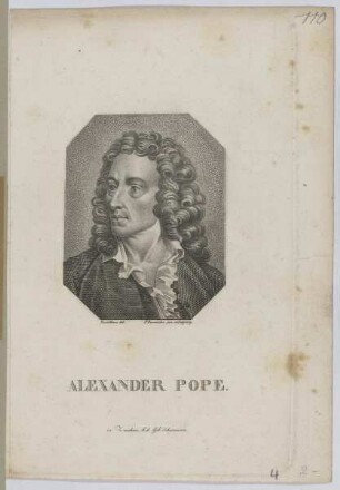 Bildnis des Alexander Pope