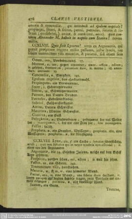 CCXLVIII. Quis fuit Lynceus?