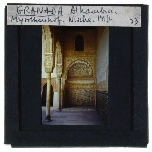 Granada, Alhambra,Granada, Alhambra Myrtenhof