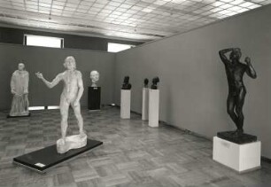 Auguste Rodin : Dresden, Albertinum. Gemäldegalerie Neue Meister, Auguste Rodin. Raumaufnahme