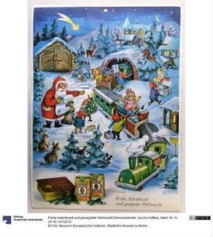Frohe Adventszeit und gesegnete Weihnacht [Werbekalender Jacobs Kaffee]