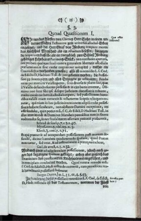 §. 3. Quoad Quaestionem I.