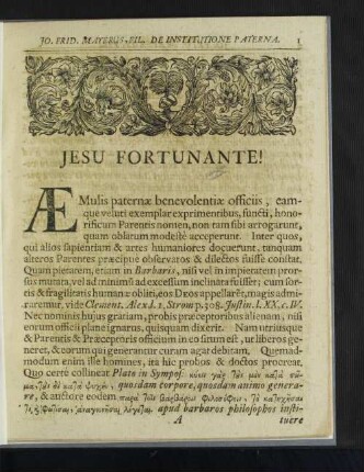 Jesu Fortunante!