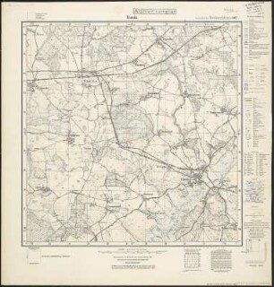 Meßtischblatt 587 : Tessin, 1930 : Tessin. - Hrsg. 1885, bericht. 1927, einz. Nachtr. 1930. - 1:25000. - [Berlin]: Reichsamt für Landesaufnahme, 1930. - 1 Kt.