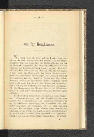 Diät für Herzkranke.