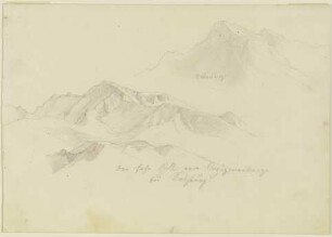 Das Göllmassiv mit dem Untersberg