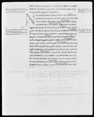 Psalter Augustinus, Categoriae decem ex Aristotele decerptae — Initiale N (unc de qualitate), Folio 12 verso