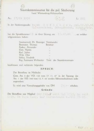 Höflinger, Eugen