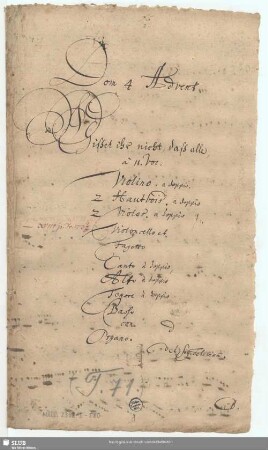 Wisset ihr nicht daß alle die wir in Jesum - Mus.2392-E-580 : V (4), Coro, orch, bc; TVWV 1:1685