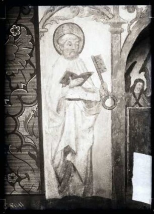Stadtkirche; Wandbild, Heiliger Patrus