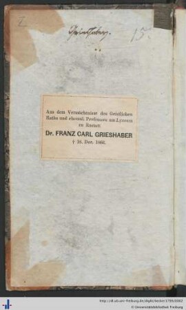 Exlibris Grieshaber
