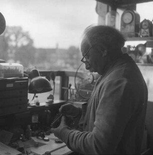 Niederlande. Amsterdam. Uhrmacherhandwerk