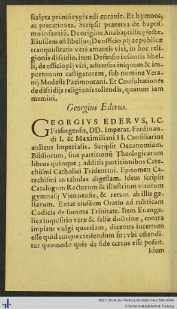 Georgius Ederus