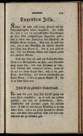 Tugenden Jesu.