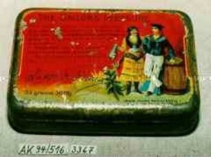 Blechdose für Tabak "THE SAILOR'S PLEASURE 25 gramm 50 Pfg."