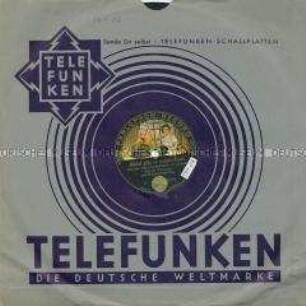 Telefunken-Plattenhülle