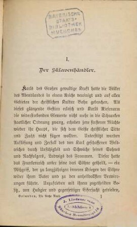 Die Arche Noah : kulturhistorischer Roman aus dem IX. Jahrhundert