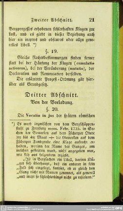 Dritter Abschnitt. Von der Vorladung