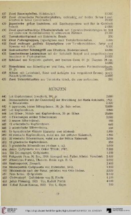 Münzen (Nr. 440-477)