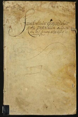 Ratsprotokollbuch