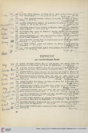 Teppiche (Nr. 1090-1114)