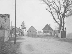 Caseritz : Crostwitz-Caseritz, Kreis Kamenz. Dorfplatz (Rundling)