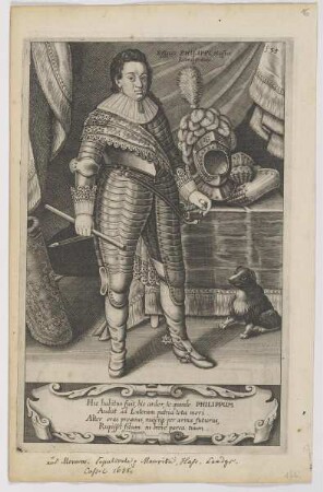 Bildnis des Philippus Hassiae Landgravius