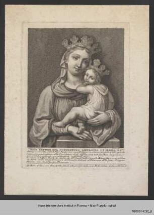 Madonnenstatue in der Nachfolge von Lorenzo Ghiberti in San Pier Piccolo in Arezzo