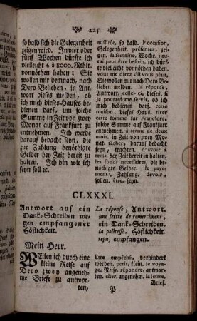 CLXXXI - CXC