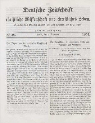 379 Das Dogma von der unbefleckten Empfängniß Mariä
