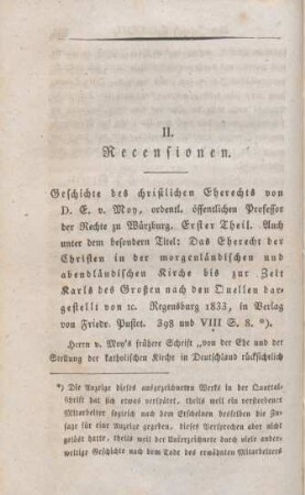 536-563 [Rezension] Moy de Sons, Ernst, Geschichte des christlichen Eherechts; 1. Theil