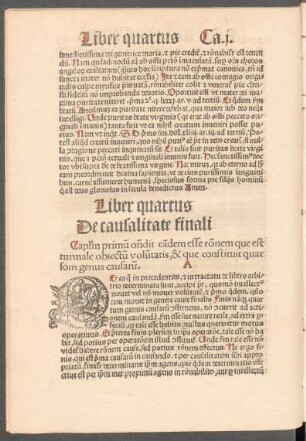 Liber quartus De causalitate finali